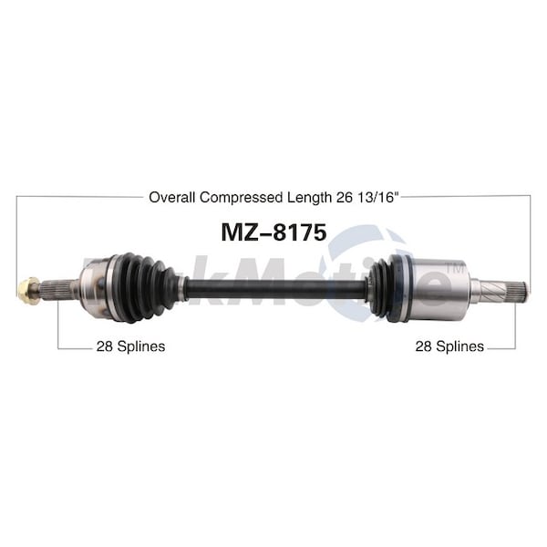 Surtrack Axle Cv Axle Shaft, Mz-8175 MZ-8175 - main